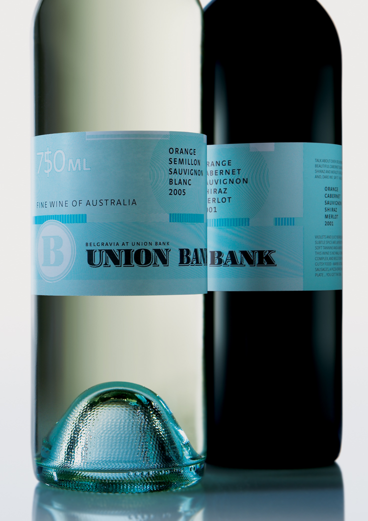 Union Bank Wine Label
