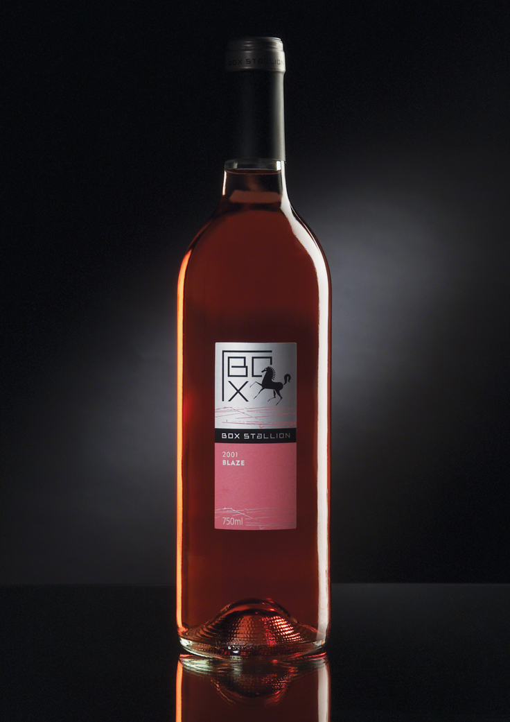 Box Stallion Blaze Rose Bottle