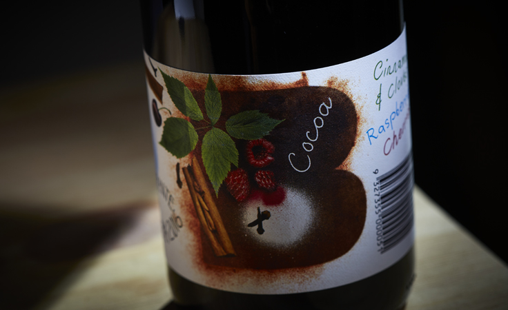 Dal Zotto L'Immigrante Barbera Label B Detail