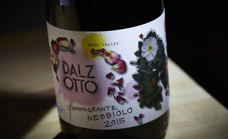 Dal Zotto L'Immigrante Nebbiolo Label