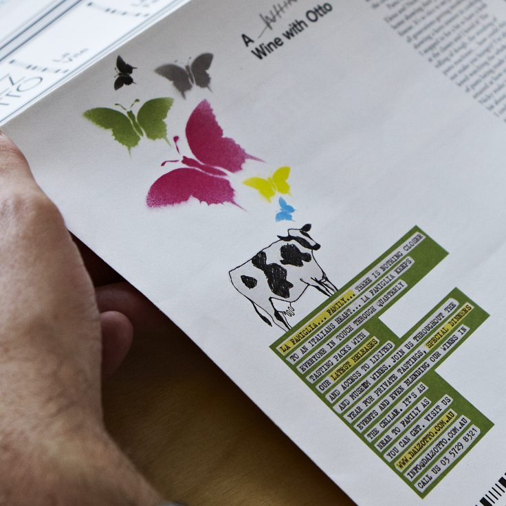 Dal Zotto Newsletter Cow Illustration
