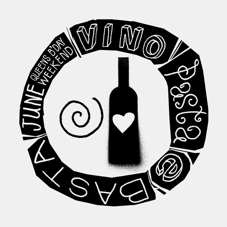 Vino Pasta e Basta Brandmark